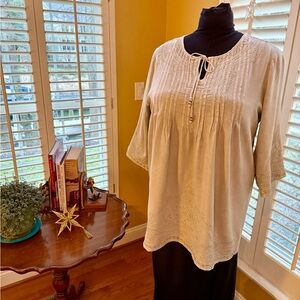 Women's Embroidered Peasant Tunic